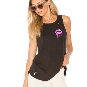 Chaser Bisous Distressed Tank